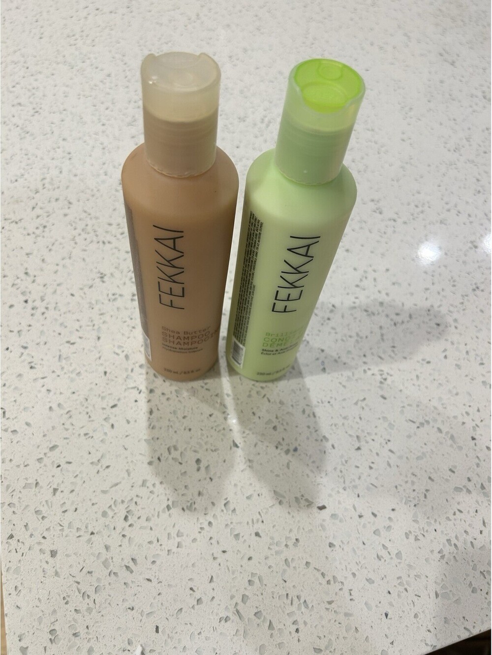 FEKKAI Shea Butter Shampoo & Brilliant Gloss Conditioner Set 8.5 fl oz each